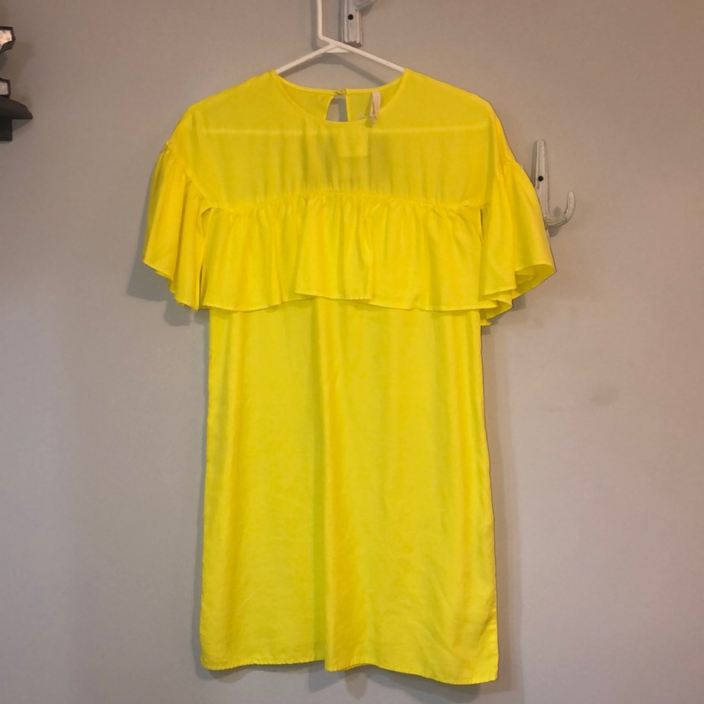 Yellow Zara dress